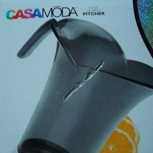 NIB Casamoda 2QT Plastic Pitcher